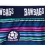 Bawbags Scotland Womens Striped Underwear - Navy - Waistband 