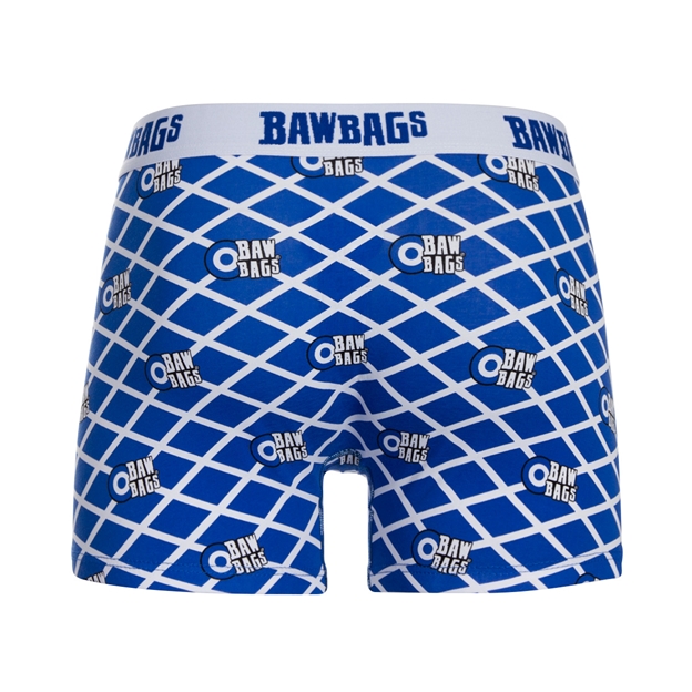 Bawbags Scottish Mens 3 Pack Boxer Shorts - Navy - Saltire Back