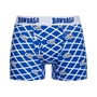 Bawbags Scottish Mens 3 Pack Boxer Shorts - Navy - Saltire Front 