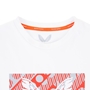 Saracens Kids Training Logo Tee - White 2023 - Collar 