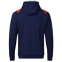 Saracens Mens Training Pullover Hoodie - Navy 2023 - Back 