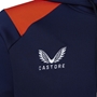 Saracens Mens Training Pullover Hoodie - Navy 2023 - Castore Log 