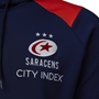 Saracens Mens Training Pullover Hoodie - Navy 2023 - Saracens Lo 