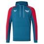 Scarlets Mens Training Pullover Hoodie - Moroccan Blue 2023 - Fr 