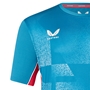 Scarlets Mens Training Tee - Turquoise 2023 - Castore Logo 