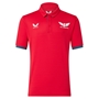 Scarlets Mens Limited Edition Media Polo - Red 2023 - Front 