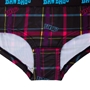 Bawbags Techno Tartan Womens Cool de Sacs Underwear - Black - Se 