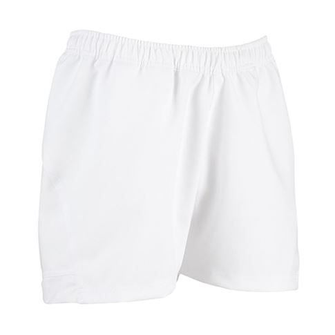 Unbranded Teamwear Pro Rugby Shorts White - Front Unbranded Teamwear Pro Rugby Shorts White - Front