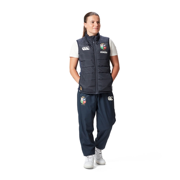 British and Irish Lions Womens Microlight Gilet Navy - Model