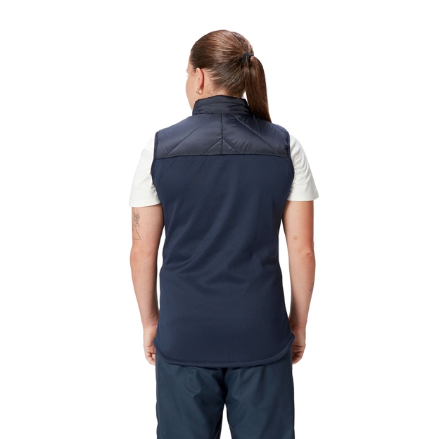 British and Irish Lions Womens Microlight Gilet Navy - Model Back