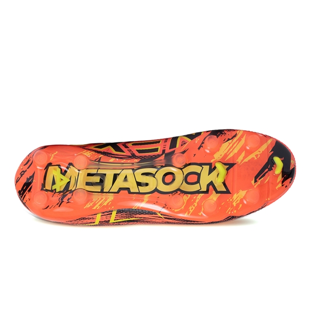 Oxen Adults Metasock All Ground Rugby Boots Orange Blaze - Soleplate