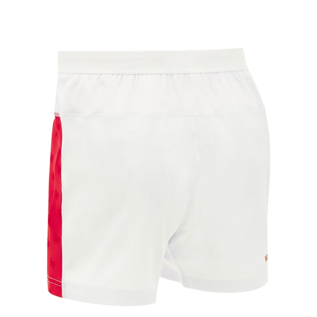 Wales Kids Home Rugby Shorts 26/27 White - Back View