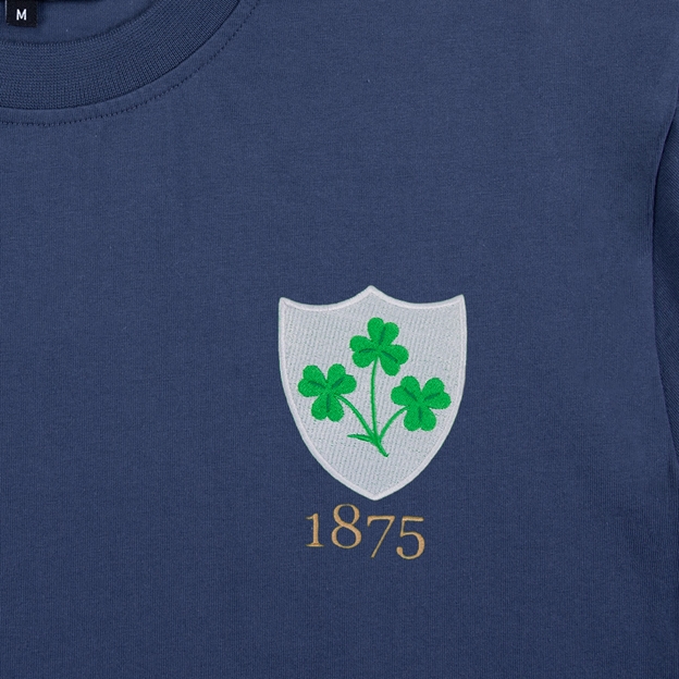 Ireland 1875 Pure Cotton T-Shirt - Petrol Blue