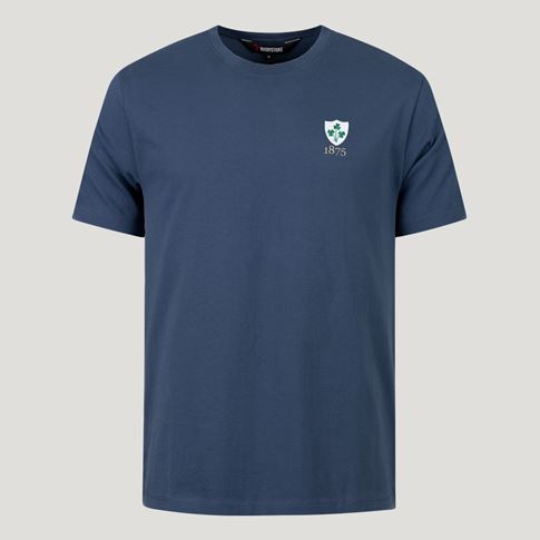 Ireland 1875 Pure Cotton T-Shirt – Petrol Blue