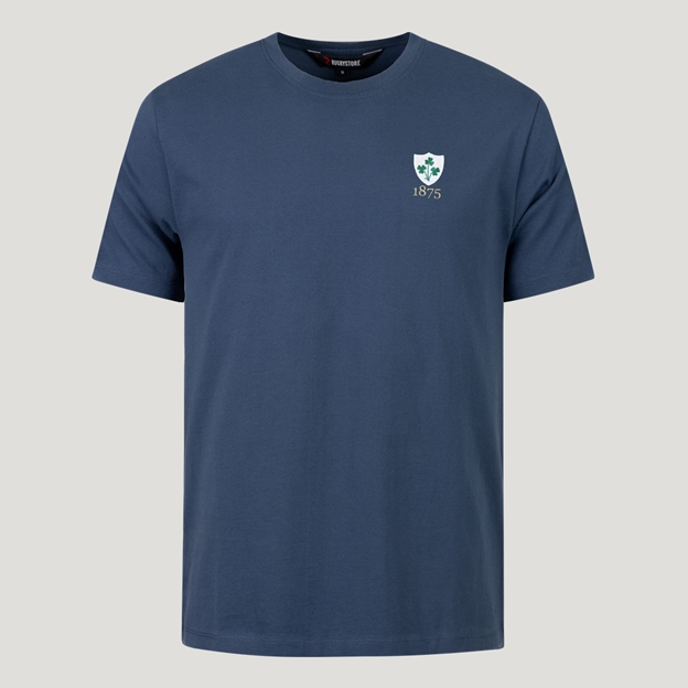 Ireland 1875 Pure Cotton T-Shirt - Petrol Blue