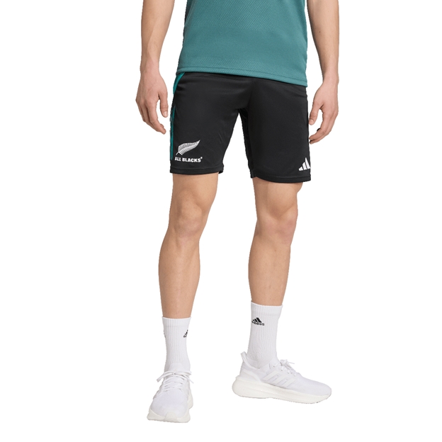 All Blacks Mens Gym Shorts 25/26 Black - Model Front
