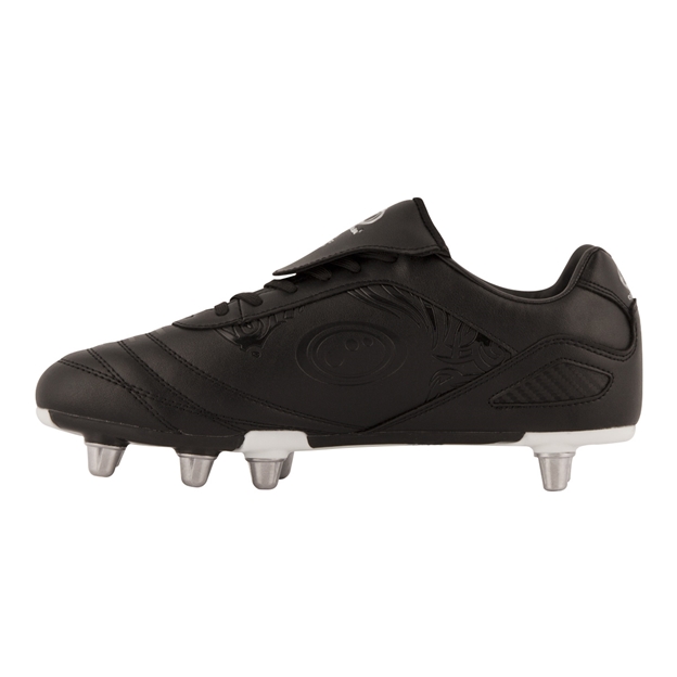 Optimum Razor Rugby Boot - Black and Silver - Instep