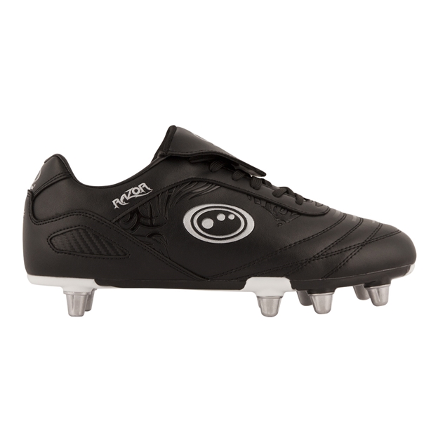 Optimum Razor Rugby Boots Black Silver - Outstep