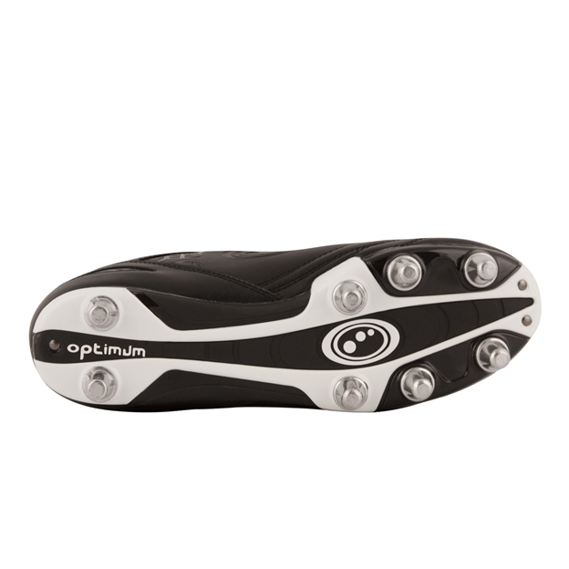 Optimum Razor Rugby Boot - Black and Silver - Sole