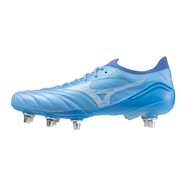 Mizuno Adults Morelia Neo IV Βeta Elite SI SG Rugby Boots Unity Sky - Outstep