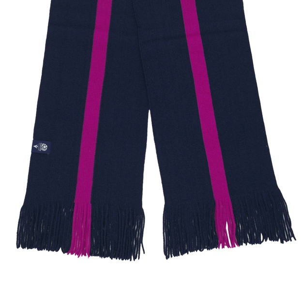 Scotland Traditional Scarf 25/26 Navy - Ends