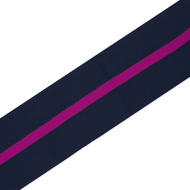 Scotland Traditional Scarf 25/26 Navy - Stripe Pattern