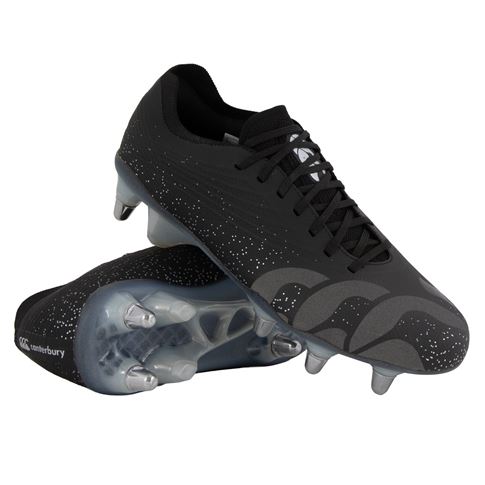 Canterbury Adults Stampede Elite Soft Ground Rugby Boots – Black