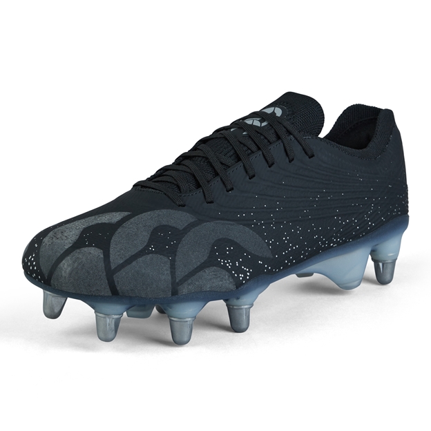 Canterbury Adults Stampede Elite Soft Ground Rugby Boots - Black