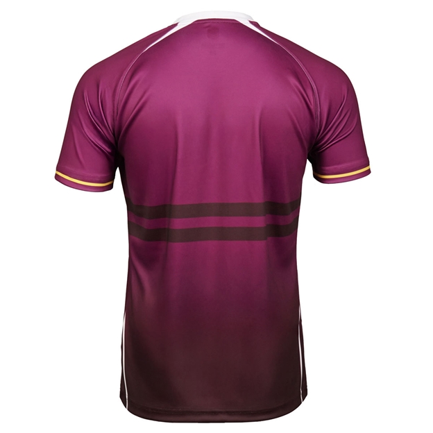 Brisbane Broncos Adults Supporters Shirt 2026 Maroon - Back View
