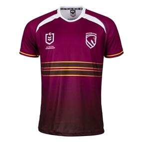 Brisbane Broncos Adults Supporters Shirt 2026 Maroon - Front View