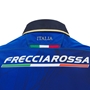 Italy Junior Home Rugby Shirt 25/26 Short Sleeve Blue - Shoulder Detail 