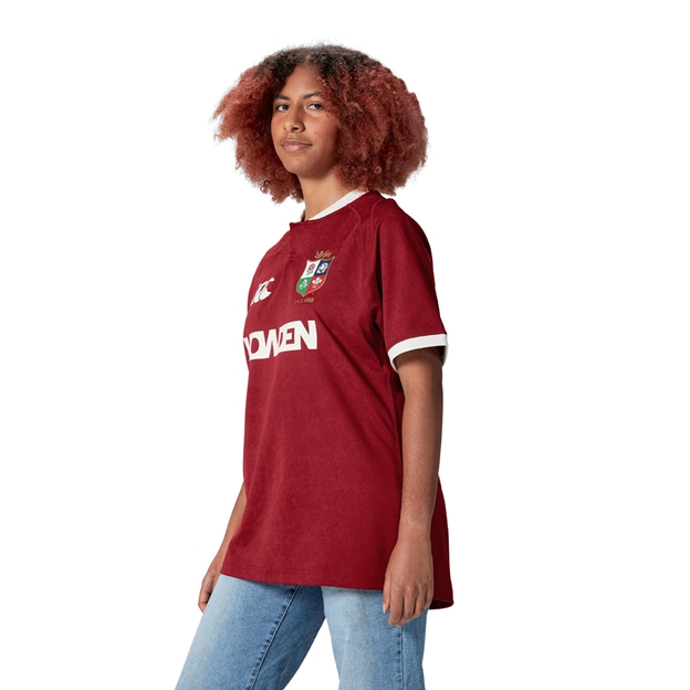British and Irish Lions Adults Rugby Shirt Red - Model Side