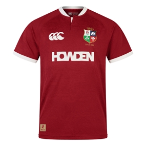 British and Irish Lions Adults Rugby Shirt Red - Front