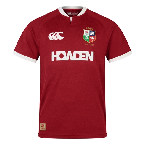 British and Irish Lions Adults Rugby Shirt Red - Front