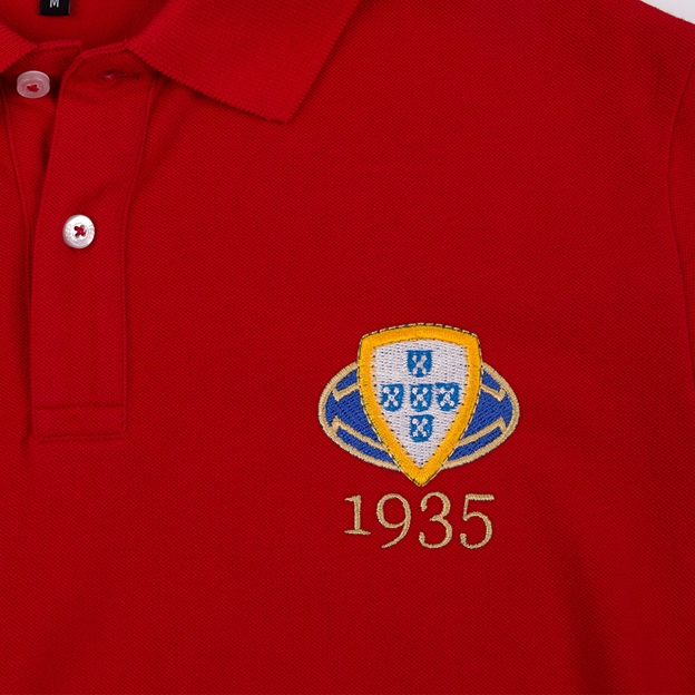 Portugal 1935 Heritage Pure Cotton Polo - Red