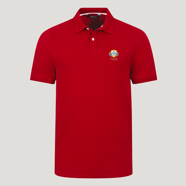 Portugal 1935 Heritage Pure Cotton Polo - Red