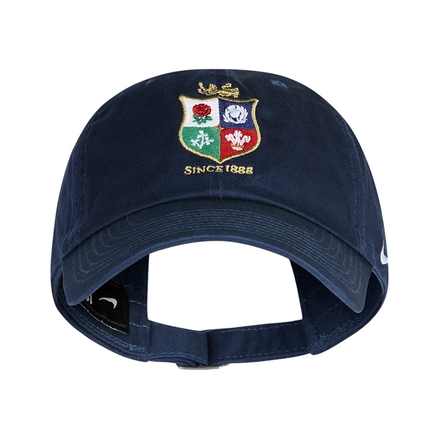 British & Irish Lions Adults Club Cap 2027 Obsidian - Brim Close-up