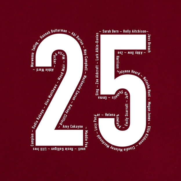 Womens World Cup Champions England - Back Print