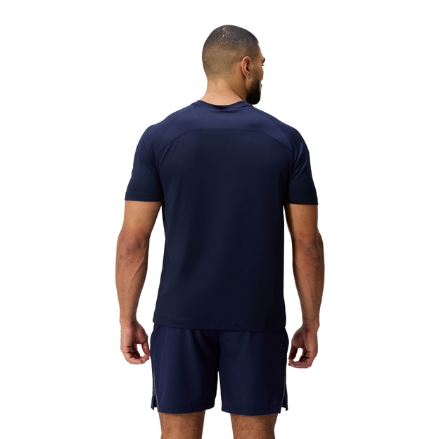 Canterbury Mens Tempo Training T-Shirt Navy - Model Back