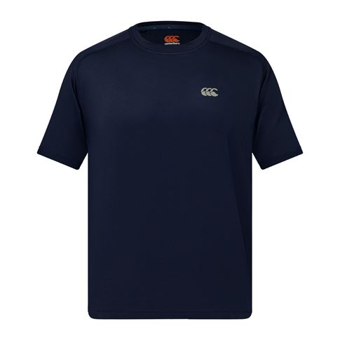 Canterbury Mens Tempo Training T-Shirt Navy - Front