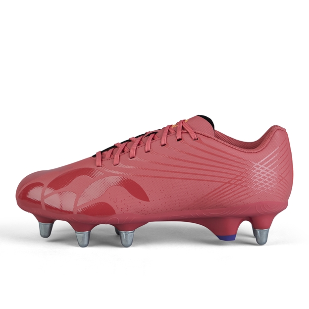 Canterbury Adults Stampede Team Soft Ground Rugby Boots - Orange