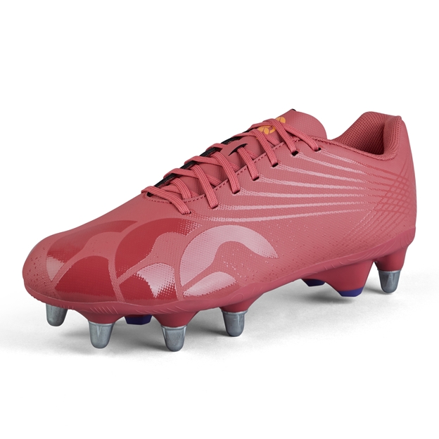 Canterbury Adults Stampede Team Soft Ground Rugby Boots - Orange