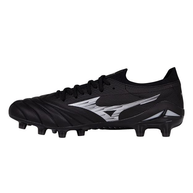 Mizuno Adults Morelia Neo IV Elite FG Rugby Boots - Black/Silver - Instep
