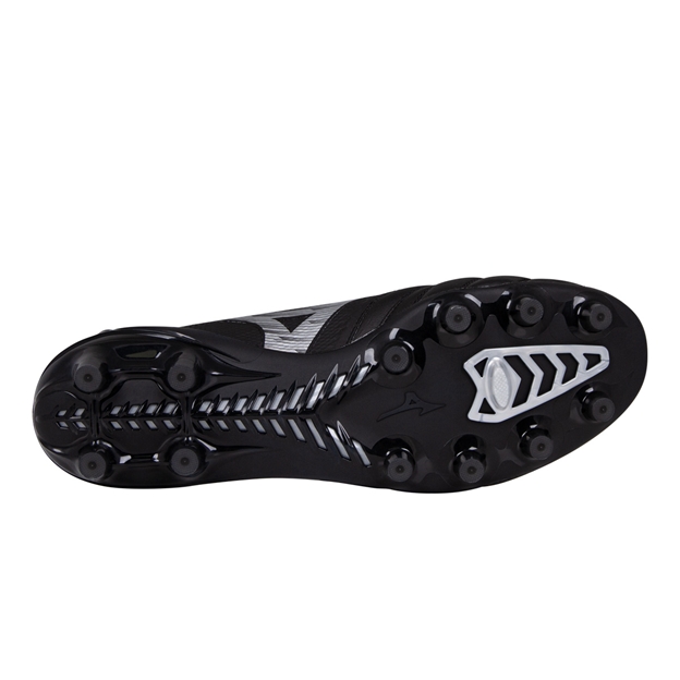 Mizuno Adults Morelia Neo IV Elite FG Rugby Boots - Black/Silver - Sole
