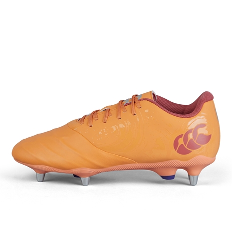 Canterbury Adults Phoenix Genesis Team Soft Ground Rugby Boots - Orange