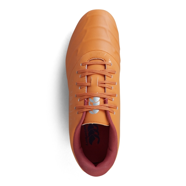 Canterbury Adults Phoenix Genesis Team Soft Ground Rugby Boots - Orange