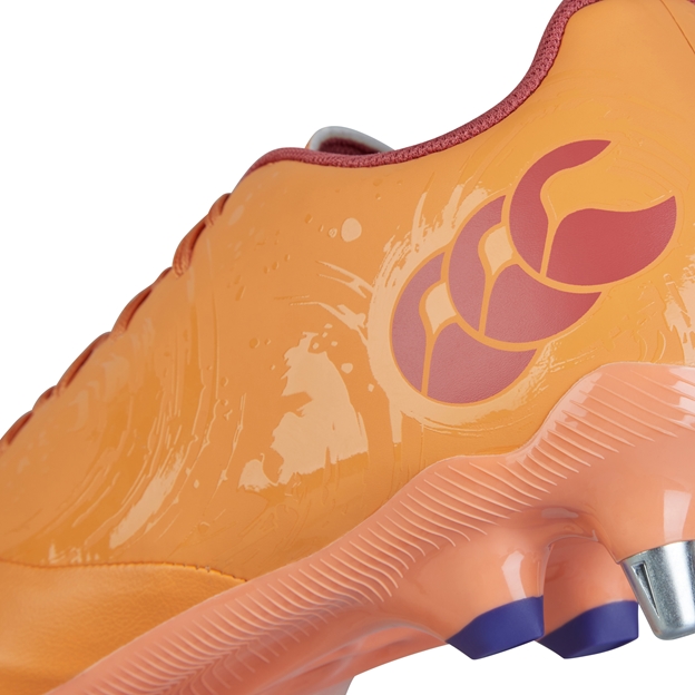 Canterbury Adults Phoenix Genesis Team Soft Ground Rugby Boots - Orange