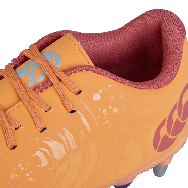 Canterbury Adults Phoenix Genesis Team Soft Ground Rugby Boots - Orange
