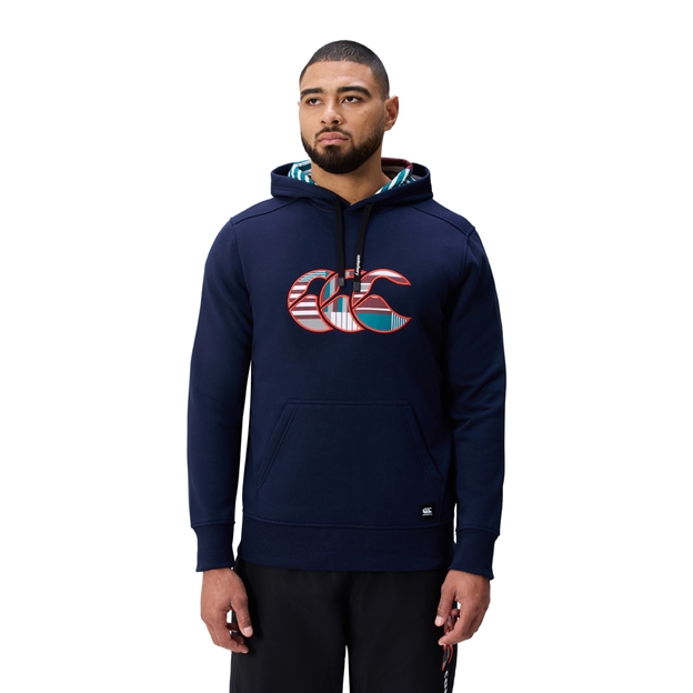 Canterbury Mens Uglies Hoodie Navy - Model Front