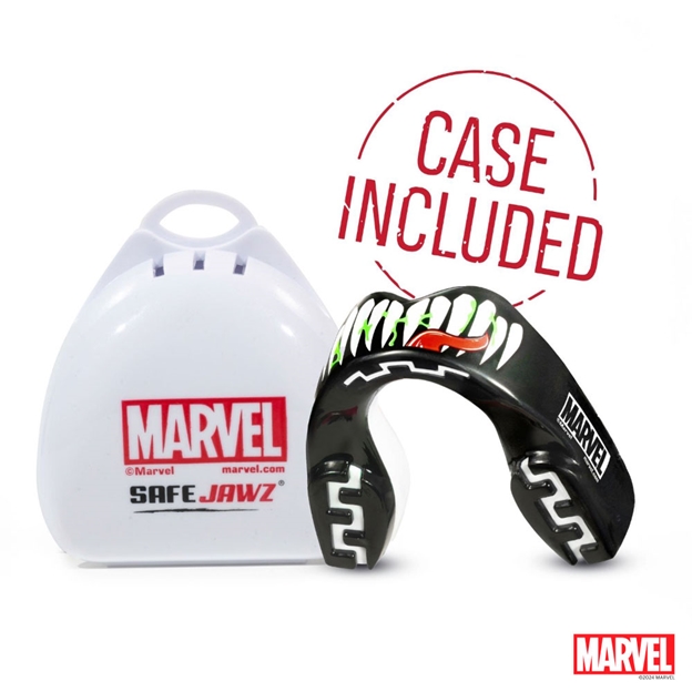SafeJawz Marvel Venom Mouthguard Case Included